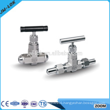 Butt weld stainless steel manual needle valve